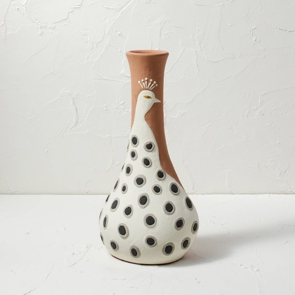 Opalhouse Other - OPALHOUSE X JUNGALOW Peacock Vase Brown NWT